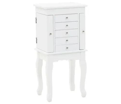 Pastatoma Spintelė Papuošalams, Balta