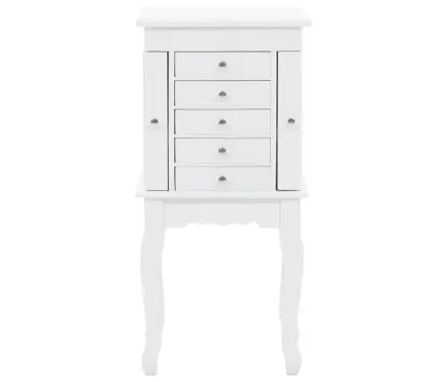 Pastatoma Spintelė Papuošalams, Balta