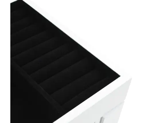 Pastatoma Spintelė Papuošalams, Balta