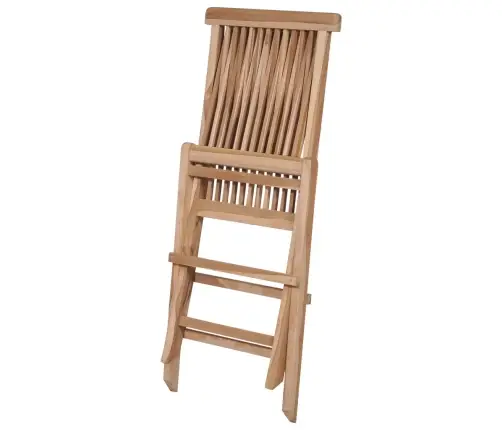 7-Daļīgs Dārza Mēbeļu Komplekts, Saliekams, Masīvs Tīkkoks Vidaxl