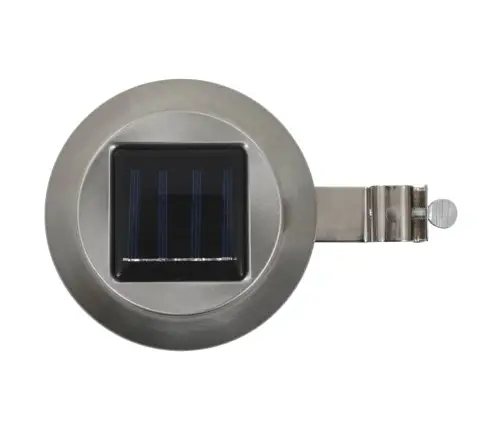 Päikesepatareiga Aiavalgustid, 6 Tk, Led Ümmargune 12 Cm Valge