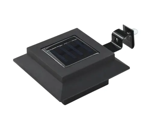 Päikesepatareiga Aiavalgustid 6 Tk Led Ruudukujuline 12 Cm Must