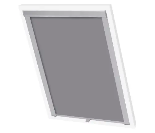 Ruļļu Žalūzijas, Gaismu Necaurlaidīgas, Pelēkas, Fk06 Vidaxl