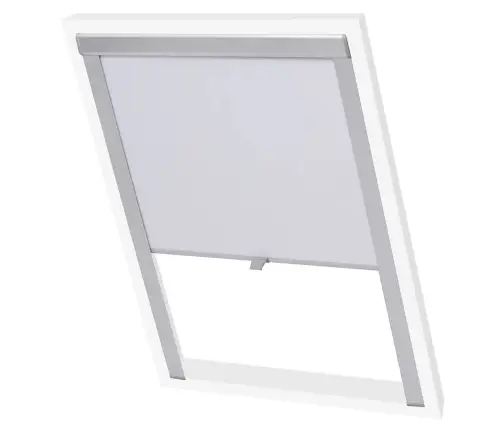 Ruļļu Žalūzijas, Gaismu Necaurlaidīgas, Baltas, Pk08 Vidaxl