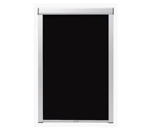 Ruļļu Žalūzijas, Gaismu Necaurlaidīgas, Melnas, Fk06 Vidaxl