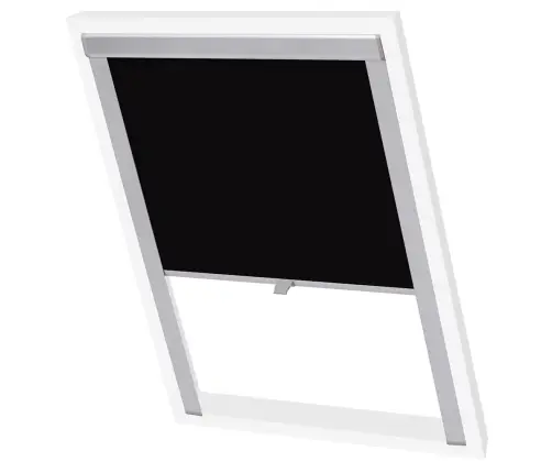 Ruļļu Žalūzijas, Gaismu Necaurlaidīgas, Melnas, Mk08 Vidaxl Ruļļu Žalūzijas, Gaismu Necaurlaidīgas, Melnas, Mk08 Vidaxl