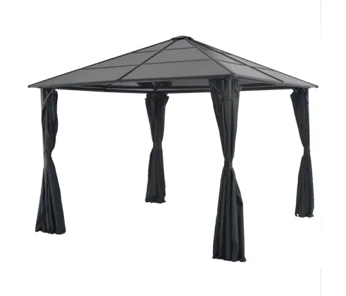 Varjualune, Kardinaga, Alumiinium, 3 X 3 M, Must