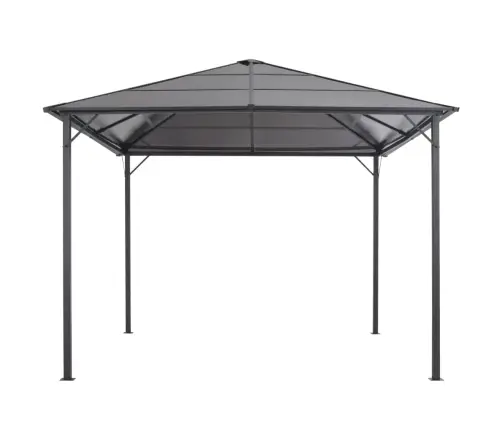 Pavėsinė Su Stogu, Antracito Spalvos, 3X3M, Aliuminis