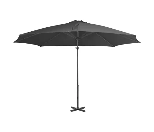 Dārza Saulessargs Ar Alumīnija Kātu, Antracītpelēks, 300 Cm Vidaxl Dārza Saulessargs Ar Alumīnija Kātu, Antracītpelēks, 300 Cm Vidaxl