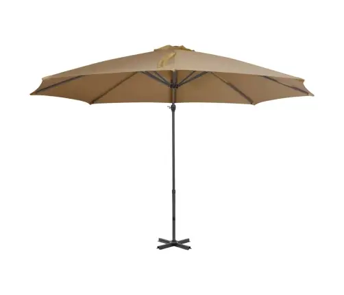 Dārza Saulessargs Ar Alumīnija Kātu, Pelēkbrūns, 300 Cm Vidaxl Dārza Saulessargs Ar Alumīnija Kātu, Pelēkbrūns, 300 Cm Vidaxl