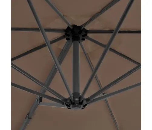 Dārza Saulessargs Ar Alumīnija Kātu, Pelēkbrūns, 300 Cm Vidaxl Dārza Saulessargs Ar Alumīnija Kātu, Pelēkbrūns, 300 Cm Vidaxl