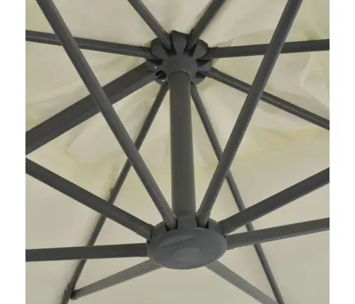 Konsoolvarras Aia Päikesevari Alumiiniumpostiga 300 X 300 cm Liivakarva