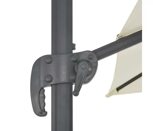 Konsoolvarras Aia Päikesevari Alumiiniumpostiga 300 X 300 cm Liivakarva