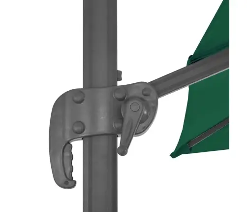 Konsooldisainiga Päikesevari, Alumiinium, 300X300 Cm Roheline