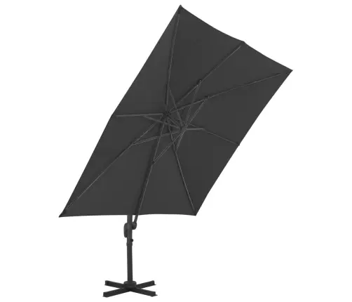 Konsooldisainiga Päikesevari, Alumiinium, 300X300 Cm Antratsiit