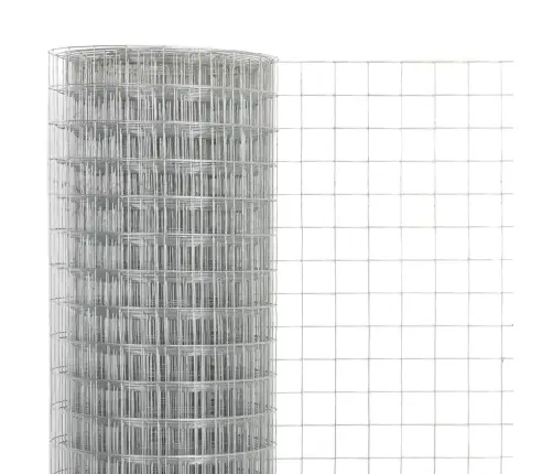 Stiepļu Žogs, Cinkots Tērauds, 25X0,5 M, Sudraba Krāsā Vidaxl