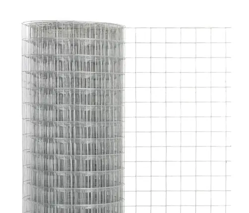 Vielinis Tinklas Viščiukams, Sidabrinis, 25X1,5M, Plienas