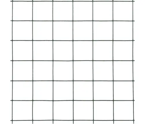 Vielos Tinklas Su Pvc Danga, Žalias, 10X0,5M