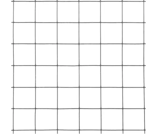 Vielos Tinklas Su Pvc Danga, Pilkas, 10X1M