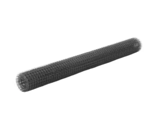 Vielos Tinklas Su Pvc Danga, Pilkas, 25X1,5M Vielos Tinklas Su Pvc Danga, Pilkas, 25X1,5M