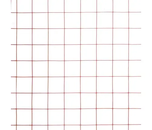 Kanade Traataed Teras, Pvc Kattega 10 X 1 M, Punane