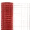 Vielos Tinklas Su Pvc Danga, Raudonas, 25X1M