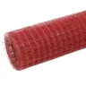 Vielos Tinklas Su Pvc Danga, Raudonas, 25X0,5M