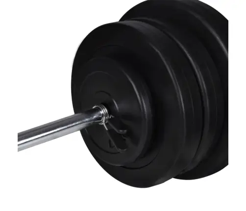 Spēka Stacija Ar Hantelēm Un Svaru Stieni, 60,5 Kg Vidaxl