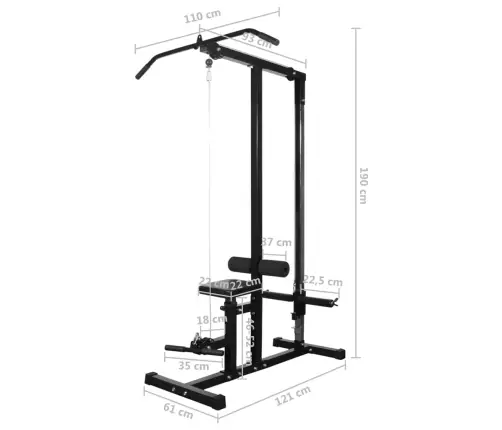 Jėgos Treniruoklis Su Svoriais, 40 Kg