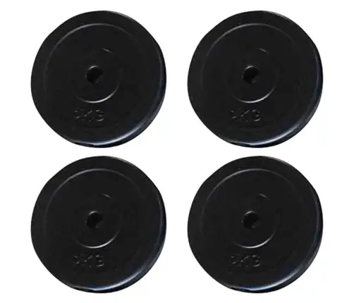 Spēka Trenažieris Ar Svaru Diskiem, 40 Kg Vidaxl