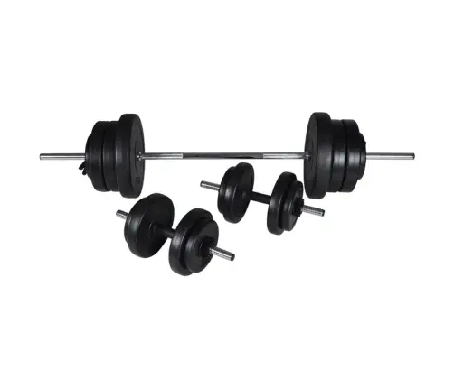 Treeningpink Raskuste Hoidja, Kangide Ja Hantlitega 60,5 Kg