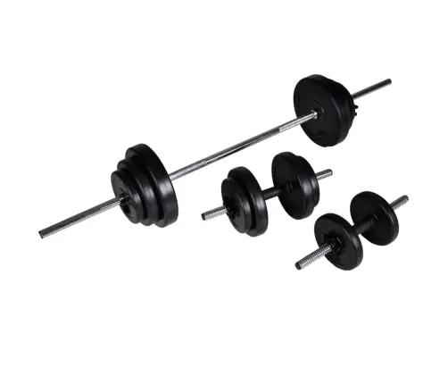 Tõstepink Tõsteraskuse Hoidikute, Kangide Ja Hantlitega 30,5 Kg