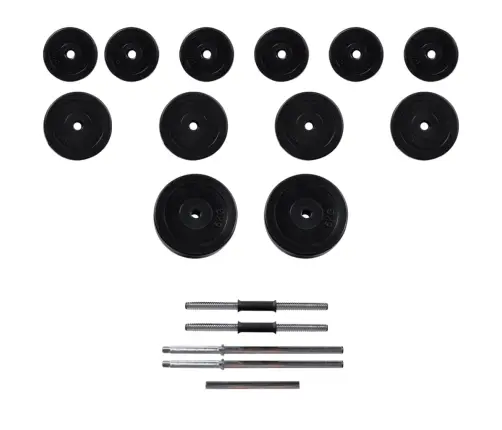 Tõstepink Tõsteraskuse Hoidikute, Kangide Ja Hantlitega 30,5 Kg