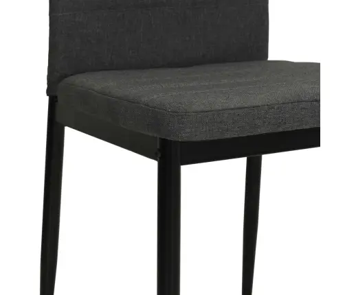 Söögitoolid 6 Tk, Tumehall, Kangas