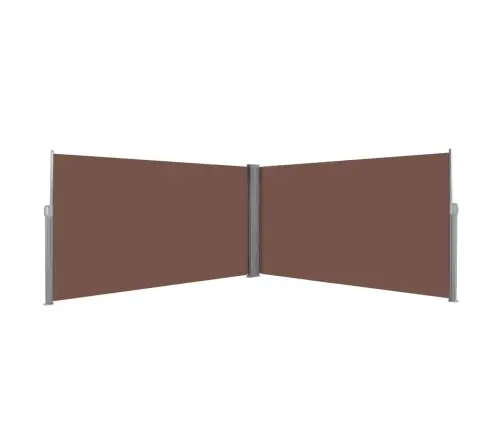 Sānu Markīze, 160X600 Cm, Izvelkama, Brūna Vidaxl