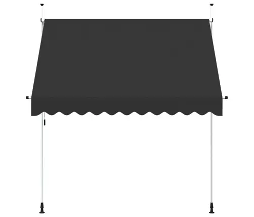 Rankiniu Būdu Ištraukiama Markizė, Antracito, 250Cm