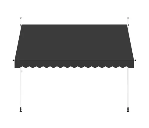 Rankiniu Būdu Ištraukiama Markizė, Antracito, 350Cm