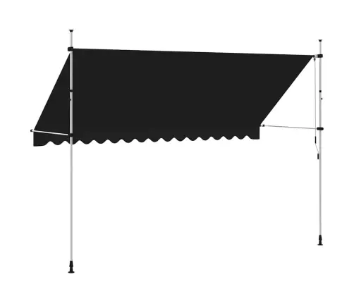 Kokkupandav Varikatus, 400 cm Antratsiit