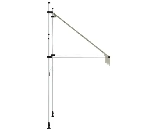 Markīze, Krēmkrāsā, 150 Cm, Manuāli Darbināma, Sarullējama Vidaxl