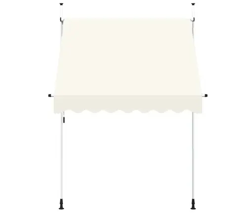 Rankiniu Būdu Ištraukiama Markizė, Kreminė, 200 Cm