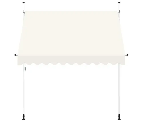 Kokkupandav Varikatus, 250 cm Kreemjas