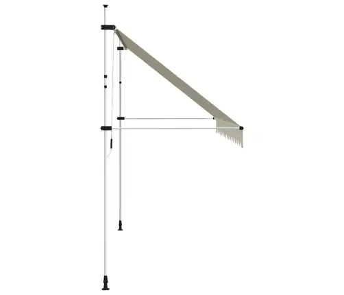 Rankiniu Būdu Ištraukiama Markizė, Kreminė, 400Cm