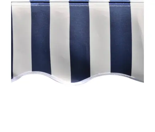 Markīzes Jumts, Zils Ar Baltu, 450X300 Cm Vidaxl