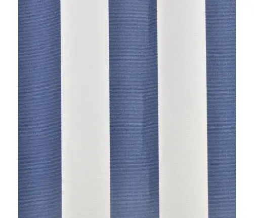 Markīzes Jumts, Zils Ar Baltu, 500X300 Cm Vidaxl
