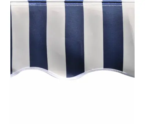 Markīzes Jumts, Zils Ar Baltu, 500X300 Cm Vidaxl