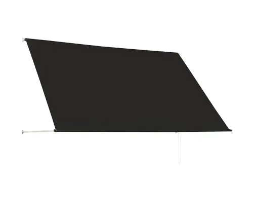 Markīze, 250X150 Cm, Sarullējama, Antracītpelēka Vidaxl