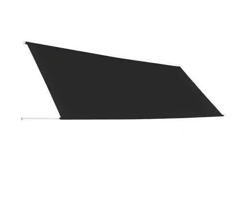 Markīze, 400X150 Cm, Sarullējama, Antracītpelēka Vidaxl