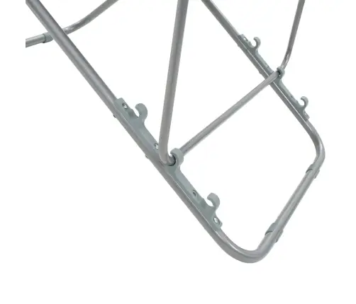 Saliekami Pludmales Krēsli, 2 Gab., Tērauds, Audums, Brūni Vidaxl