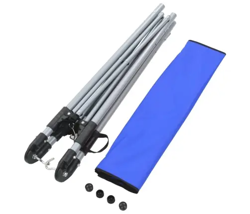 Šūpuļtīkls Ar Saliekamu Statīvu, Zils Vidaxl