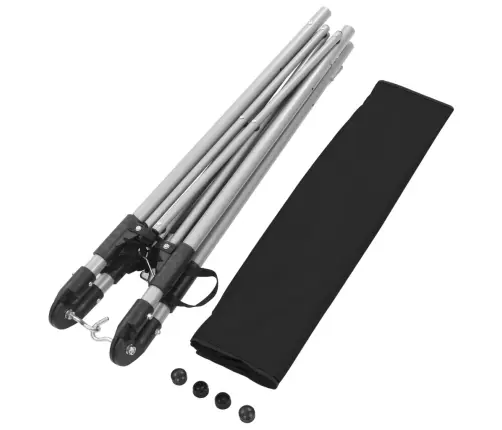 Võrkkiik Kokkupandava Alusega, Must